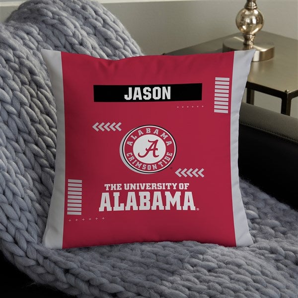 NCAA Alabama Crimson Tide Classic Personalized Throw Pillow - 47346