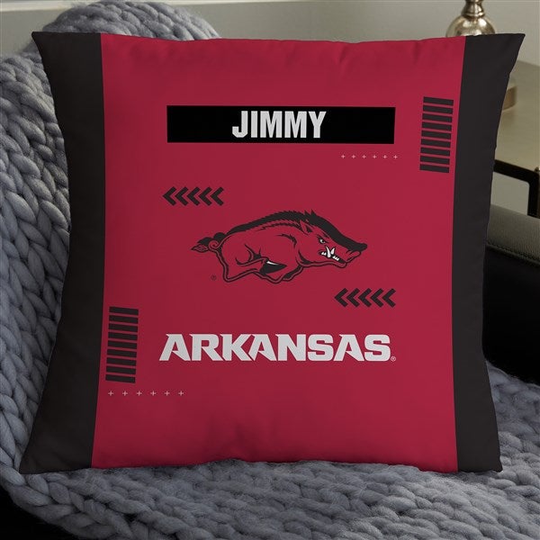 NCAA Arkansas Razorbacks Classic Personalized Throw Pillow - 47347