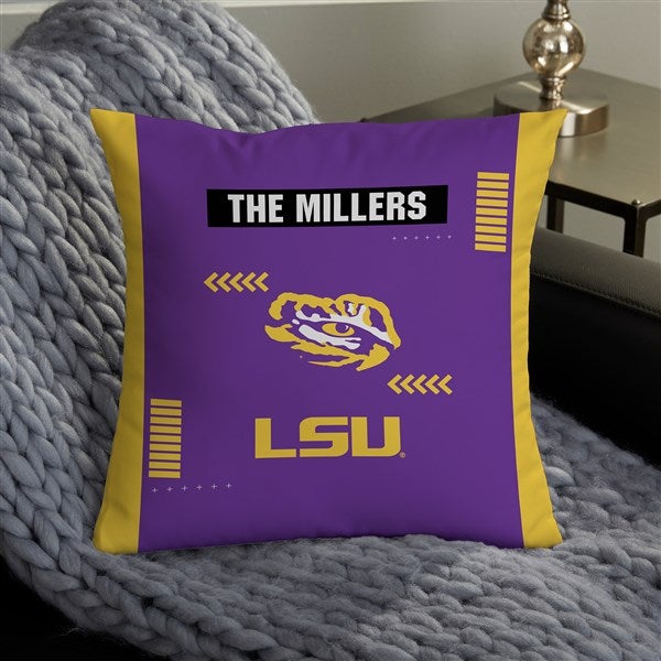 NCAA Louisiana State University Classic Personalized Throw Pillow - 47349