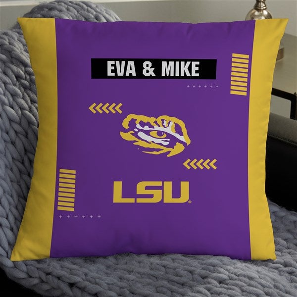 NCAA Louisiana State University Classic Personalized Throw Pillow - 47349