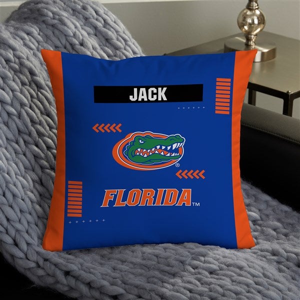 NCAA Florida Gators Classic Personalized Throw Pillow - 47362