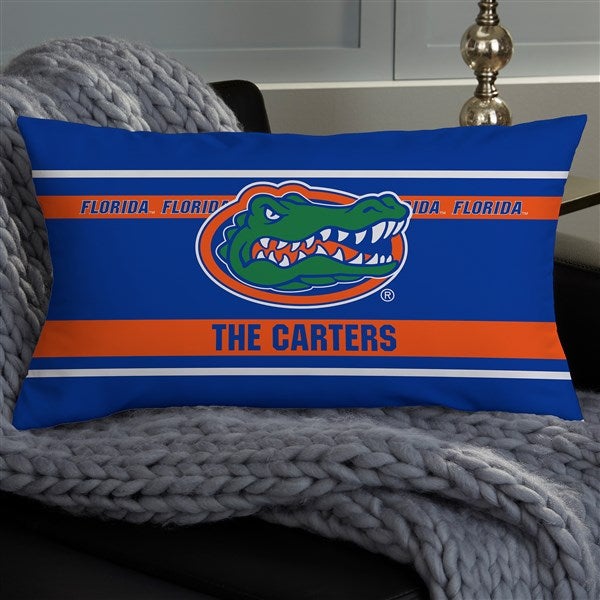 NCAA Florida Gators Classic Personalized Throw Pillow - 47362