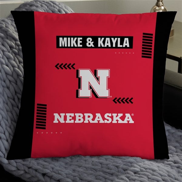 NCAA Nebraska Cornhuskers Classic Personalized Throw Pillow - 47367