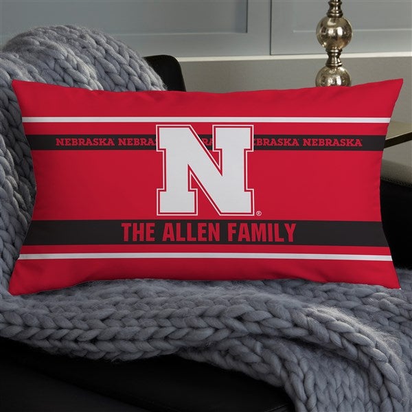 NCAA Nebraska Cornhuskers Classic Personalized Throw Pillow - 47367