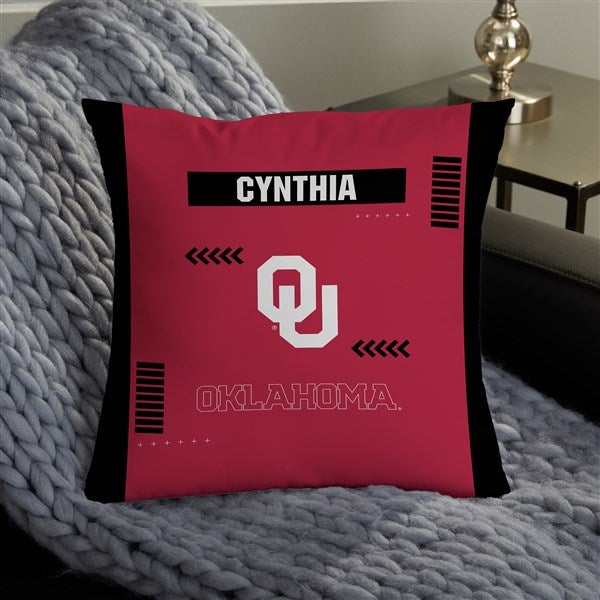 NCAA Oklahoma Sooners Classic Personalized Throw Pillow - 47368