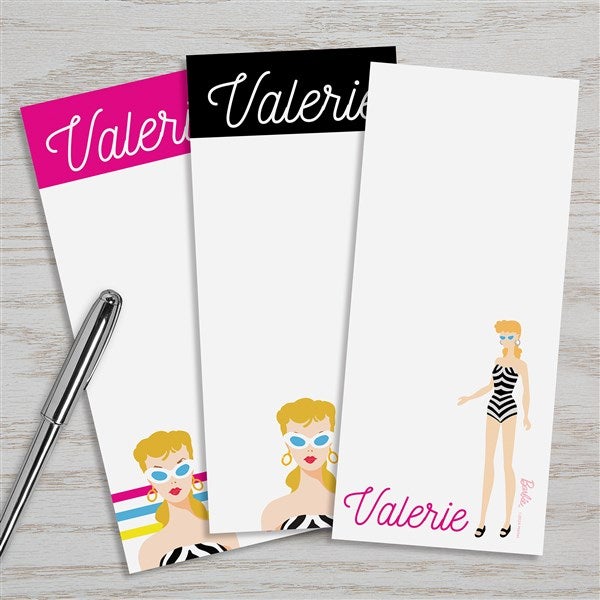 Barbie™ Heritage Collection Personalized Set of 3 Notepads  - 47378