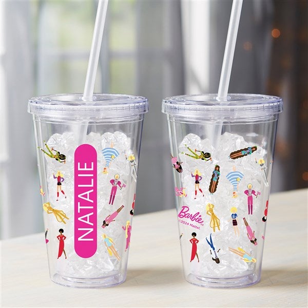 Barbie™ Heritage Collection Personalized 17 oz. Insulated Acrylic Tumbler  - 47383