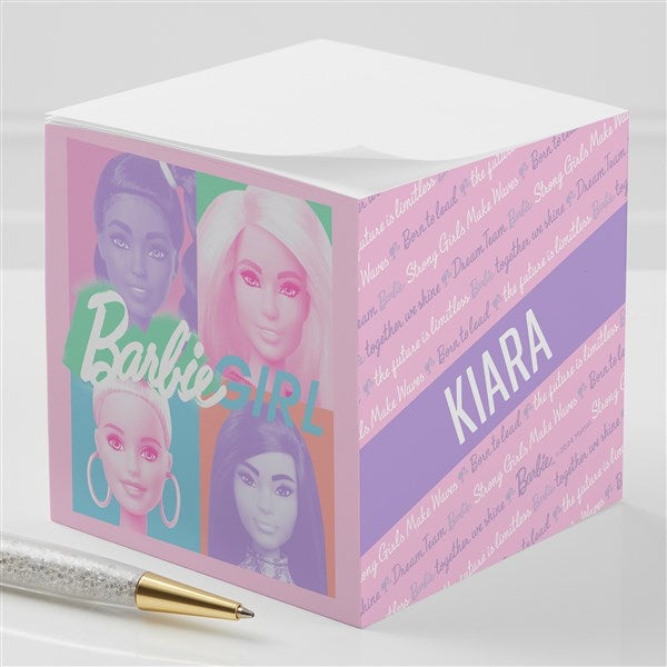 Barbie Sweet Vibes Personalized Note Cube  - 47394