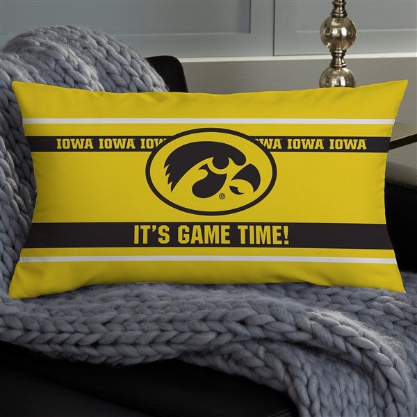 NCAA Iowa Hawkeyes Classic Personalized Throw Pillow - 47409