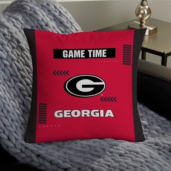 NCAA Georgia Bulldogs Classic Personalized Throw Pillow - 47411