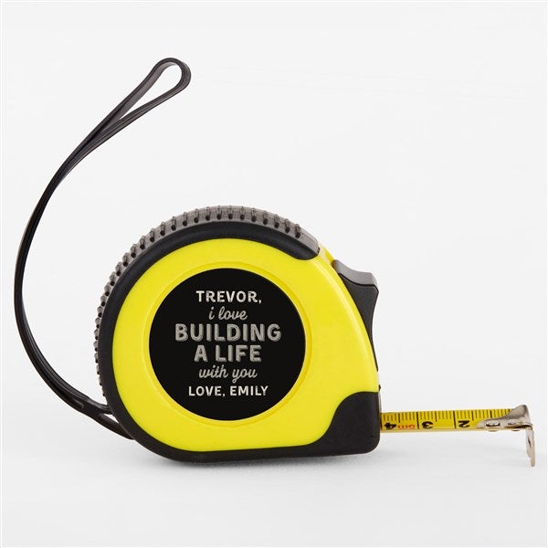 Building A Life Personalized Tape Measure  - 47421