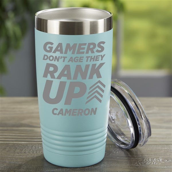 Video Game Mode Personalized Insulated Stainless Steel Tumblers - 47465