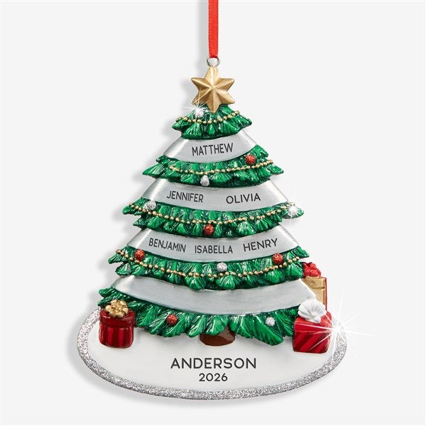 Our Family Tree Personalized Christmas Ornament - 47471