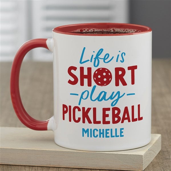 Pickleball Personalized Sports Coffee Mugs - 47511