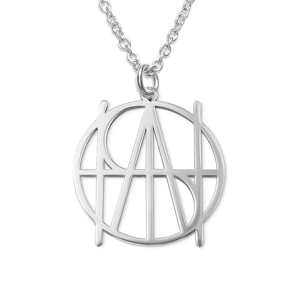 Personalized Geometrical Name Necklace  - 47516D