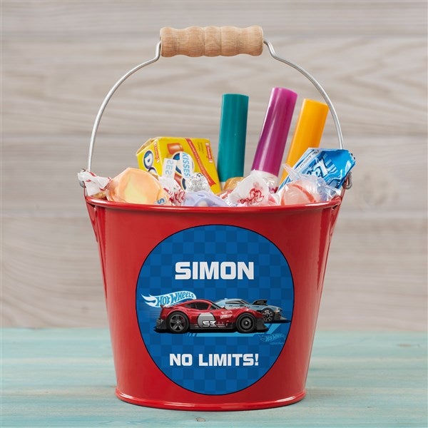 Hot Wheels Personalized Metal Treat Bucket  - 47529