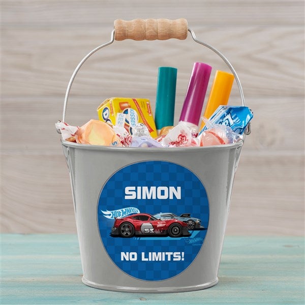 Hot Wheels Personalized Metal Treat Bucket  - 47529