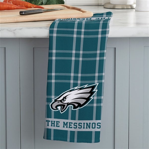 NFL Philadelphia Eagles Personalized Waffle Weave Kitchen Towel - 47564
