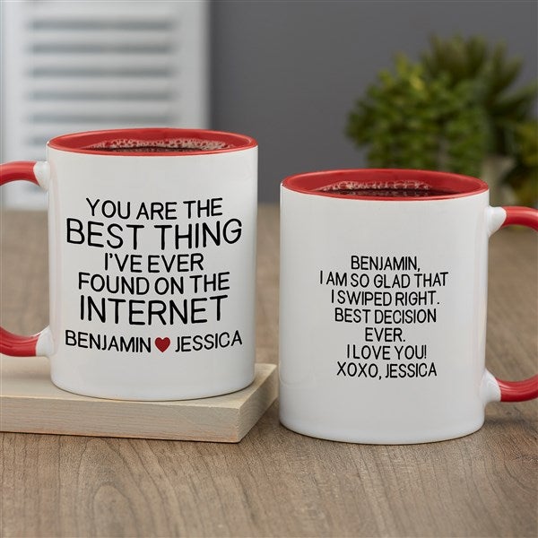 Best Thing I've Found On The Internet Personalized Coffee Mug  - 47581