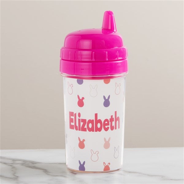 Easter Bunny Personalized Toddler Sippy Cup - 47594