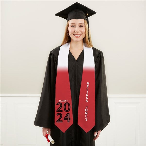 Personalized Graduation Stole - Graduating Class Of - 47658