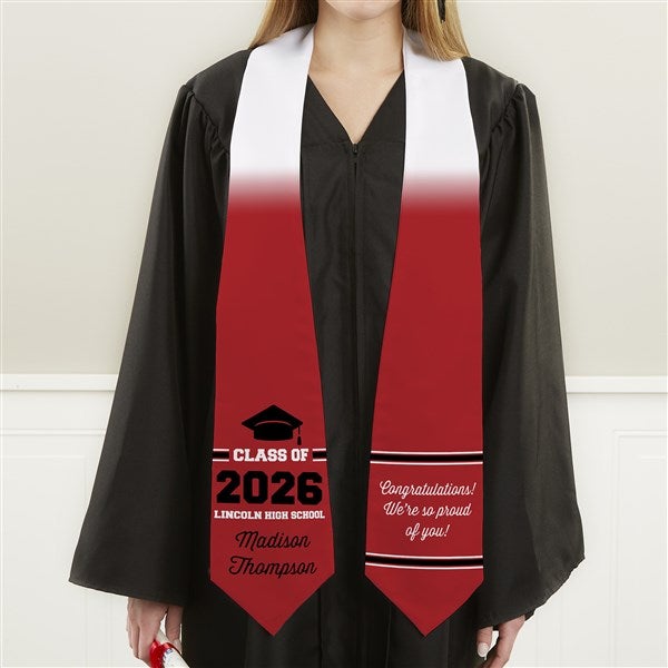 Personalized Graduation Stole - Class Of - 47661