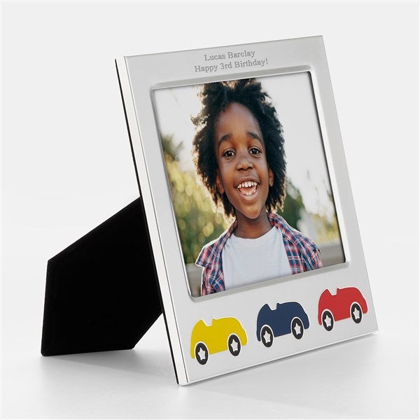 Engraved Reed & Barton 5x7 Race Car Picture Frame