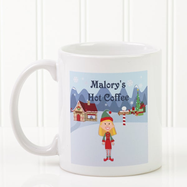 Personalized Kids Christmas Mugs - Christmas Characters Design
