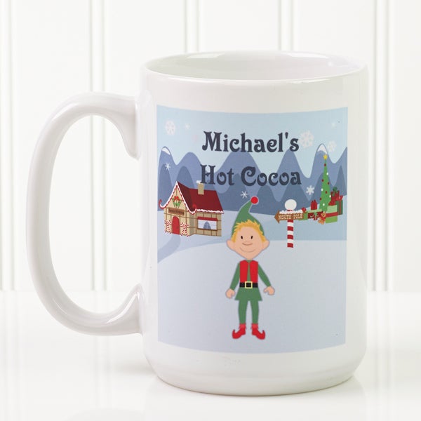 Personalized Cocoa Mugs for Christmas - Christmas Characters Design - 4772