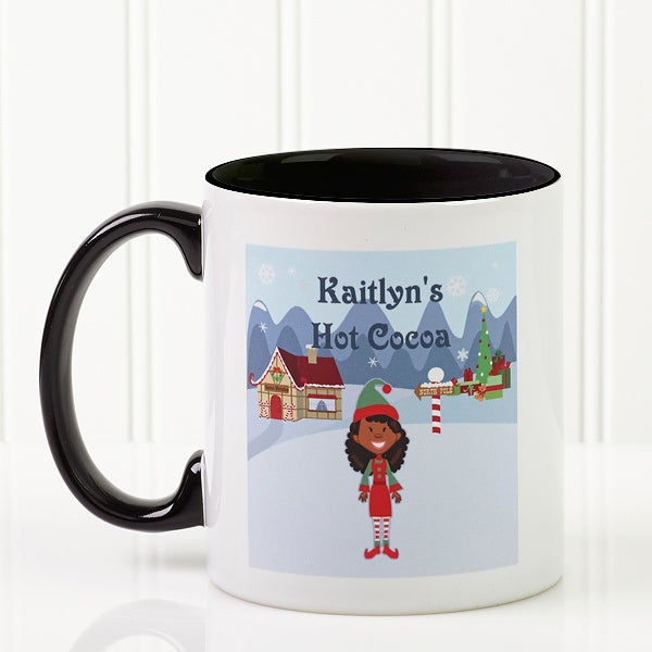 Personalized Cocoa Mugs for Christmas - Christmas Characters Design - 4772