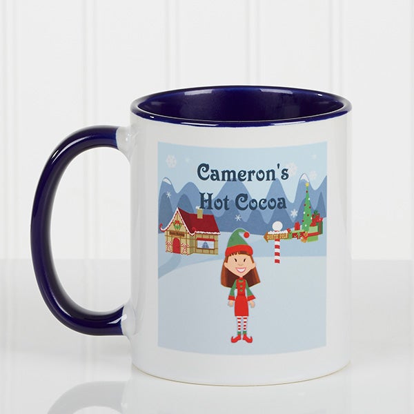 Personalized Cocoa Mugs for Christmas - Christmas Characters Design - 4772