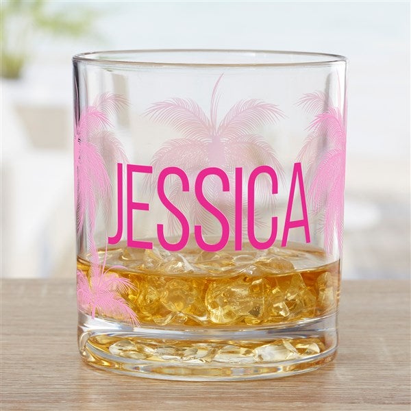 Summer Fun Personalized Unbreakable Tritan Whiskey Glass - 47760