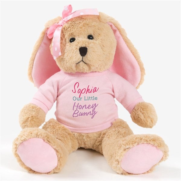 Honey Bunny Personalized Plush Easter Bunny  - 47781