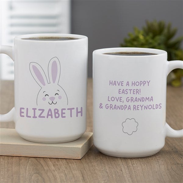 Bunny Face Personalized Coffee Mugs  - 47794