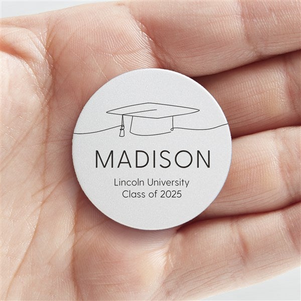Graduation Cap Personalized Pocket Token - 47800