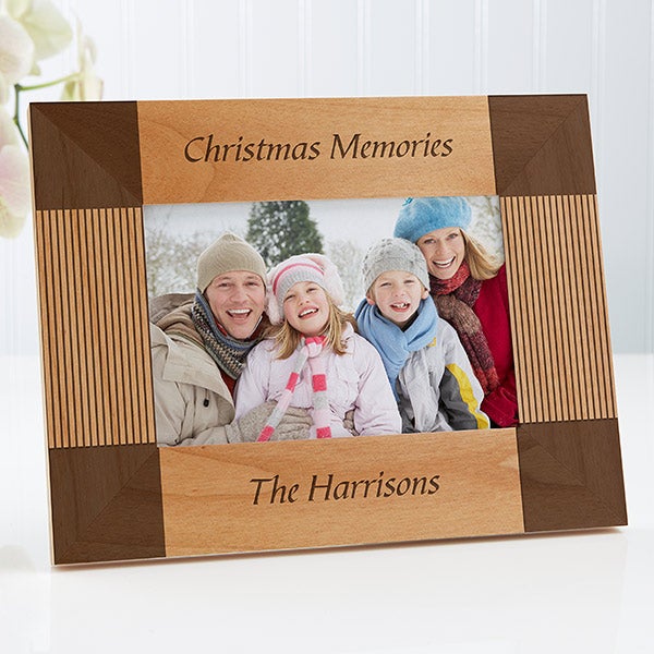 Personalized 4x6 Horizontal Wood Picture Frames - Simplicity