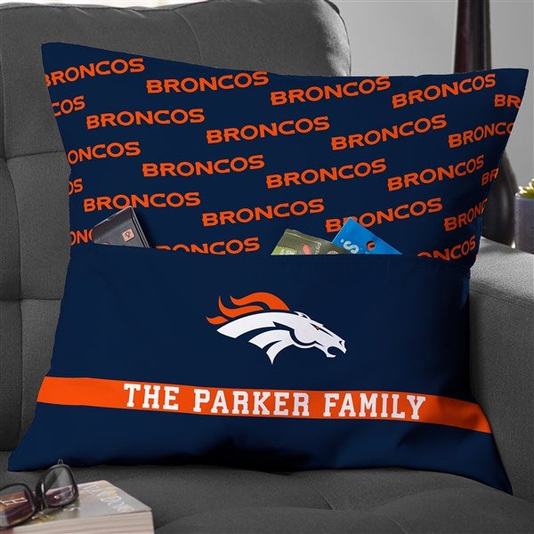 NFL Denver Broncos Personalized Pocket Pillow - 47882