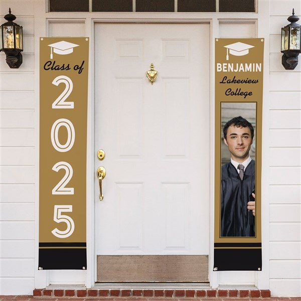 Graduating Class Personalized Photo Door Banner Set - 47884
