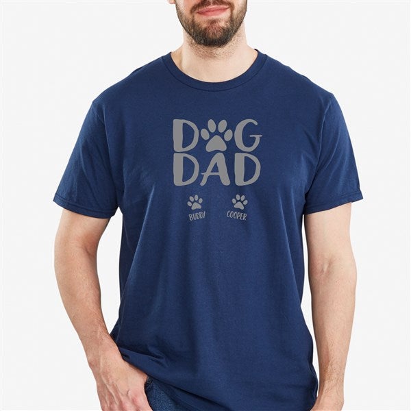 Dog Dad Personalized Men's Shirts  - 47903