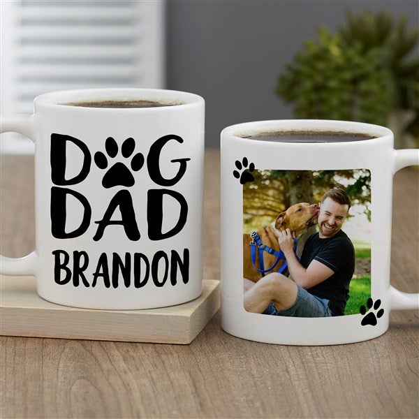 Dog Dad Personalized Photo Coffee Mugs  - 47904