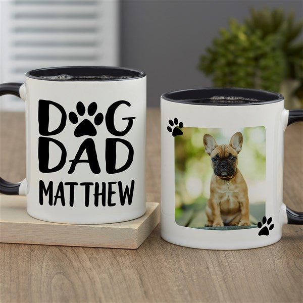 Dog Dad Personalized Photo Coffee Mugs  - 47904