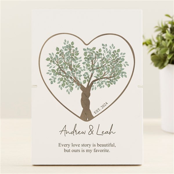 Rooted In Love Personalized Story Board Plaque  - 47920