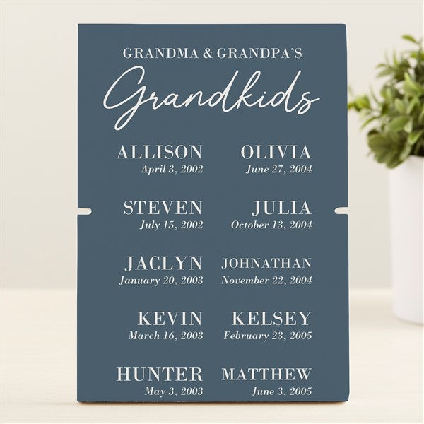 Memorable Dates Personalized Story Board Plaque  - 47921