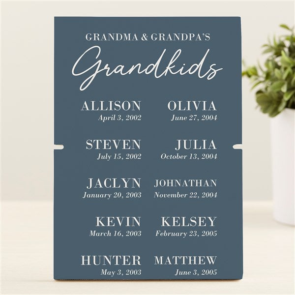 Memorable Dates Personalized Story Board Plaque - 47921