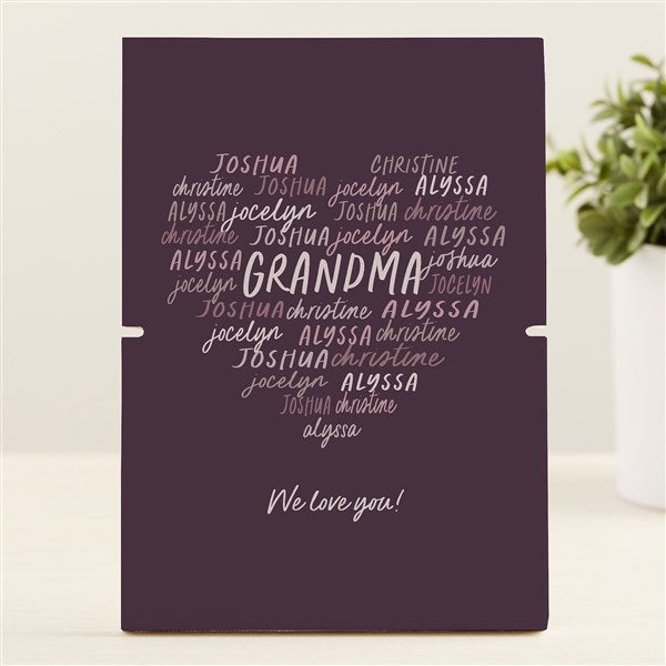 Grateful Heart Personalized Story Board Plaque - 47922