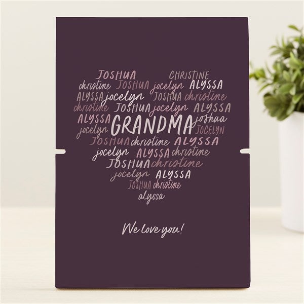 Grateful Heart Personalized Story Board Plaque  - 47922