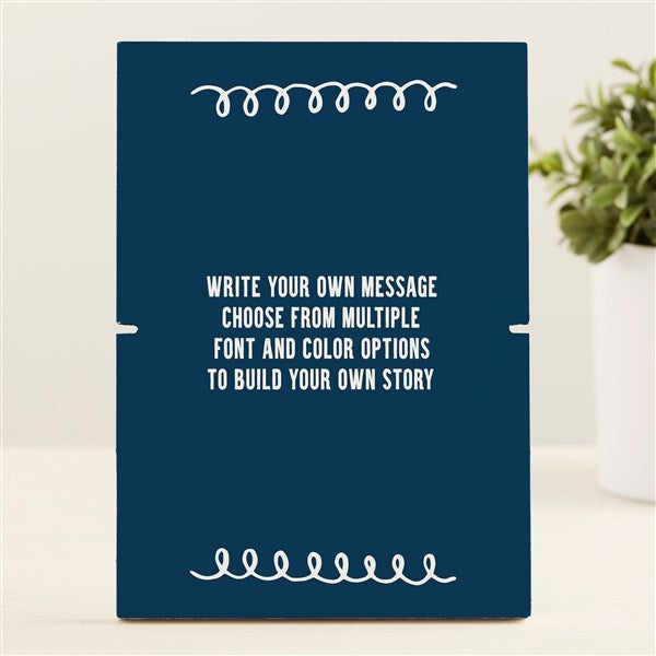 Write Your Own Personalized Story Board Plaque  - 47926