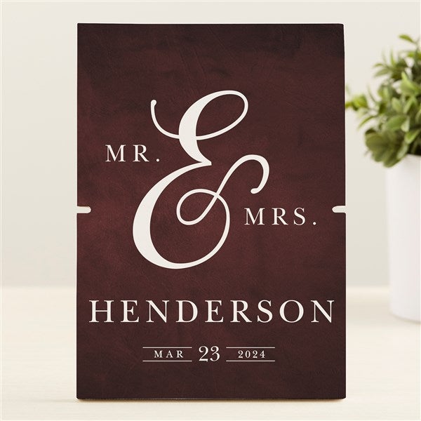Moody Chic Personalized Story Board Plaque - 47943