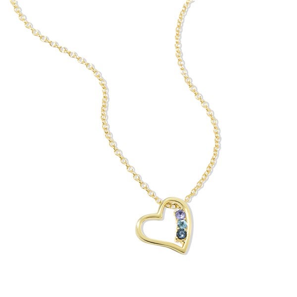 は Always Yours Birthstone Heart Necklace - To My Wife From Husband