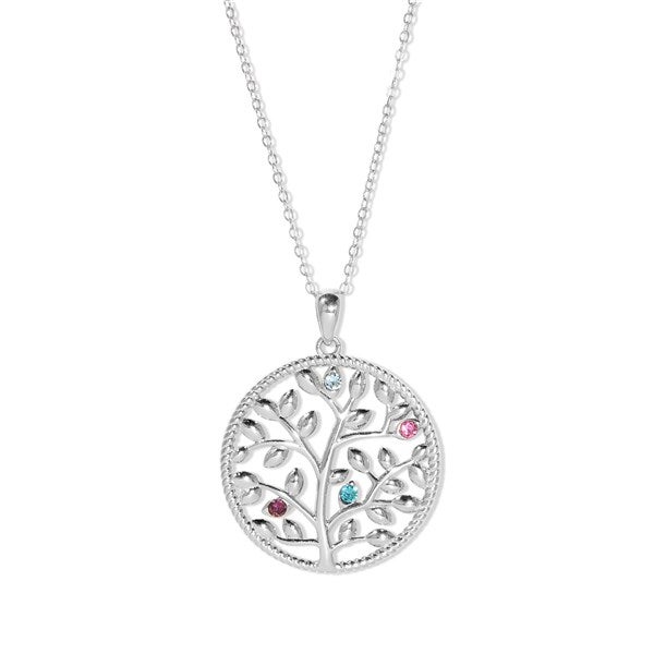  Custom Family Tree Birthstone Necklace - 47981D